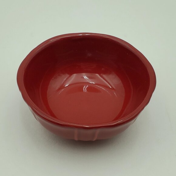 JC Penney Home Ashley Red Individual Dip Dishes JCP Dessert Sauce Berry Bowls - Picture 4 of 6